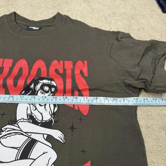 WHOOSIS “Hard to Get” Graphic T-Shirt Pin-Up GirlDesign Small Streetwear Tee Y2K - Picture 8 of 8